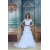 Satin Netting Sleeveless Mermaid/Trumpet New Arrival Wedding Dresses 2031285