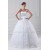 Satin Organza Ball Gown Sleeveless Strapless Embellished Wedding Dresses 2031288