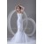 Satin Organza Sleeveless Soft Sweetheart Wedding Dresses 2031295