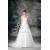 Satin Organza Sleeveless Sweetheart A-Line New Arrival Wedding Dresses 2031297