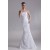 Sleeveless Mermaid/Trumpet Taffeta Strapless Beaded Wedding Dresses 2031326