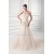 A-Line Satin Fine Netting Sweetheart Lace Wedding Dresses 2031331