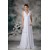 Sleeveless Sheath/Column Cowl Chiffon Elastic Woven Satin Wedding Dresses 2031337