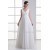 Sheath/Column V-Neck Chiffon Beaded Wedding Dresses Maternity Wedding Dresses 2031342