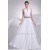A-Line Halter Beaded Chiffon Sleeveless Wedding Dresses 2030136