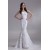 Strapless Satin Lace Mermaid/Trumpet Sleeveless Wedding Dresses 2031366