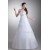 Strapless Satin Organza A-Line Sleeveless Wedding Dresses 2031367
