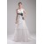 Fantastic Halter Taffeta A-Line Sleeveless Wedding Dresses 2030137