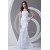 Trumpet/Mermaid Strapless Chiffon Beaded Wedding Dresses 2031371