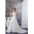 A-Line Strapless Chapel Train Wedding Dresses 2030138