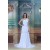 Sweetheart Sleeveless Chiffon Satin Sheath/Column Wedding Dresses 2031391