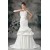 Sweetheart Sleeveless Satin Mermaid/Trumpet Wedding Dresses 2031394