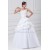 Sweetheart Sleeveless Satin Organza Taffeta Wedding Dresses 2031395