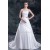 Taffeta A-Line Strapless Sleeveless Wedding Dresses 2031398