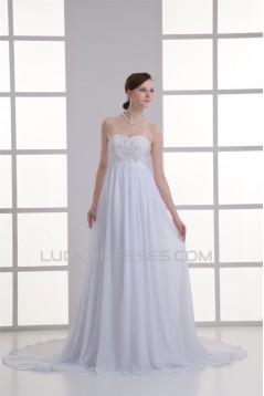 Unique Design Empire Sweetheart Chiffon Wedding Dresses Maternity Wedding Dresses 2031411