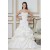 A-Line Sweetheart Court Train Beaded Lace Wedding Dresses 2031439