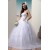 Ball Gown Strapless Court Train Beaded Lace Wedding Dresses 2031468
