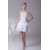A-Line Short/Mini Strapless Beaded Applique Reception Wedding Dresses 2031472
