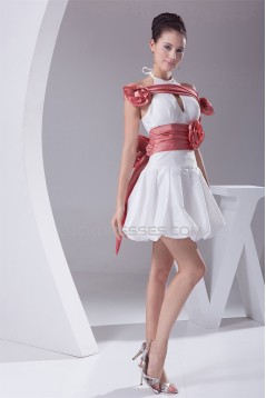 Halter Sheath/Column Sleeveless Taffeta Wedding Dresses 2031492