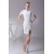 Sheath/Column Chiffon Short Sleeve Sweet Reception Wedding Dresses 2031512
