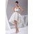 A-Line Sweetheart Ruffled Organza Short Reception Wedding Dresses 2031514