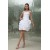 Wonderful Satin Taffeta Princess Spaghetti Straps Beaded Short Wedding Dresses 2031519