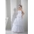 Sleeveless Satin Lace Organza Strapless Wedding Dresses 2030154