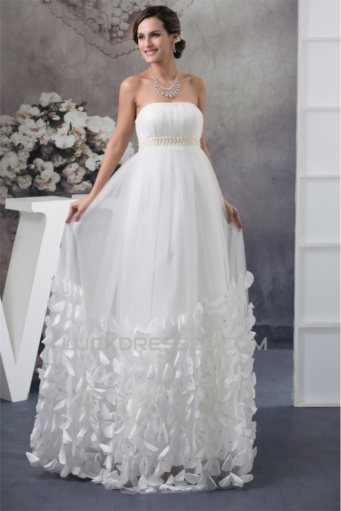 Empire Strapless Wedding Dresses Maternity Wedding Dresses 2030162
