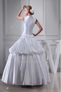 Ball Gown High-Neck Beaded Wedding Dresses 2030172