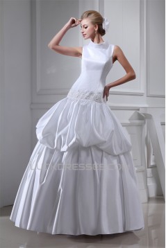 Ball Gown High-Neck Beaded Wedding Dresses 2030172