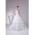 Hot Sale Taffeta A-Line Square Sleeveless Beaded Wedding Dresses 2030182