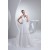 A-Line Taffeta Beaded Halter Wedding Dresses 2030193