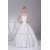 Ball Gown Satin Lace Sleeveless Strapless Wedding Dresses 2030195