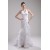 Mermaid/Trumpet Sleeveless Halter Satin Organza Wedding Dresses 2030207