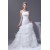 Mermaid/Trumpet Sleeveless Strapless Satin Organza Wedding Dresses 2030210