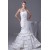 Mermaid/Trumpet Strapless Satin Sleeveless Wedding Dresses 2030213