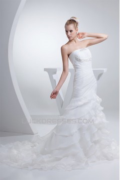 Mermaid/Trumpet Strapless New Arrival Wedding Dresses 2030214