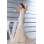 Mermaid/Trumpet Strapless Sleeveless Beaded Sequins Satin Organza Wedding Dresses 2030215