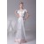 Sheath/Column V-Neck Short Sleeve Sweet Wedding Dresses 2030219