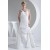 A-Line V-Neck Beaded Taffeta Sleeveless New Arrival Wedding Dresses 2030220