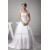 A-Line Cap Sleeve Beaded Lace Sweet Wedding Dresses 2030229