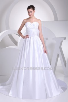 A-Line Sweetheart Sleeveless Wedding Dresses 2030233