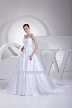 A-Line Sweetheart Sleeveless Wedding Dresses 2030233