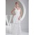 Sheath/Column One-Shoulder Lace Organza Wedding Dresses 2030242