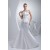 Mermaid/Trumpet Beaded Lace Satin Strapless Wedding Dresses 2030260