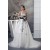 A-Line Satin Lace Fine Netting Strapless New Arrival Wedding Dresses 2030277