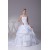 Ball Gown Beaded Satin Lace Organza Princess Strapless Wedding Dresses 2030279