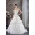 Ball Gown Satin Organza Strapless Lace Wedding Dresses 2030287