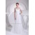 A-Line Chiffon Scoop Sleeveless Sweet Wedding Dresses 2030310