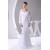 Mermaid/Trumpet Chiffon Satin Long Sleeve Scoop Wedding Dresses 2030313